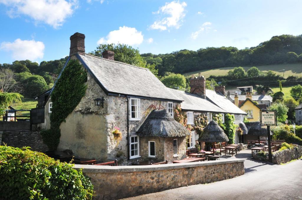 The Masons Arms Hotel Branscombe Buitenkant foto